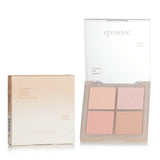 4-color vegan blush palette featuring silky shades inspired by tea for a radiant, blended finish.