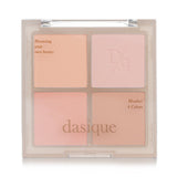 4-color cheek blush palette featuring silky, blendable shades inspired by soothing tea colors for a radiant glow.