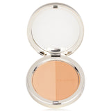 Clarins Ever Bronze Compact Powder #01 Light - lightweight bronzer with organic coconut oil for a natural, radiant glow.