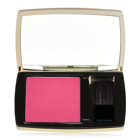 Ultra-silky Estee Lauder blush in #220 Pink Kiss, perfect for sculpting cheeks with radiant color and natural finish.