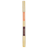 Creamy 2-in-1 Kajal eyeliner duo featuring shades #02 Bordeaux and #02 Ivory for effortless smoky definition and brightening.