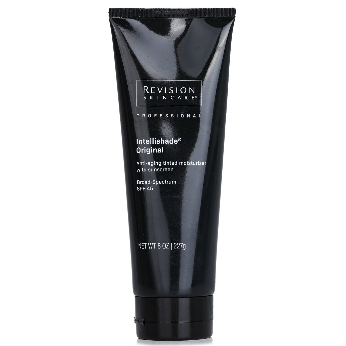 Anti-aging tinted moisturizer with SPF 45, hydrates, conceals, and brightens skin for a youthful glow.