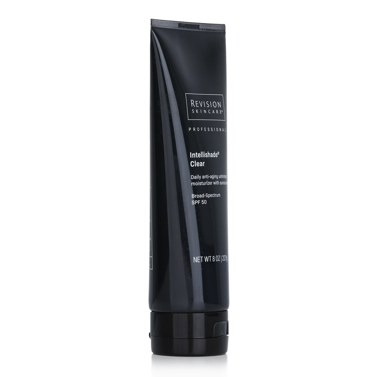 Revision Skincare Intellishade Clear SPF 50, a lightweight moisturizer with peptides and antioxidants for youthful, protected skin.