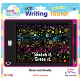 "8.5"" Interactive LCD Writing Tablet - Pink Unicorn (USB Rechargeable)"