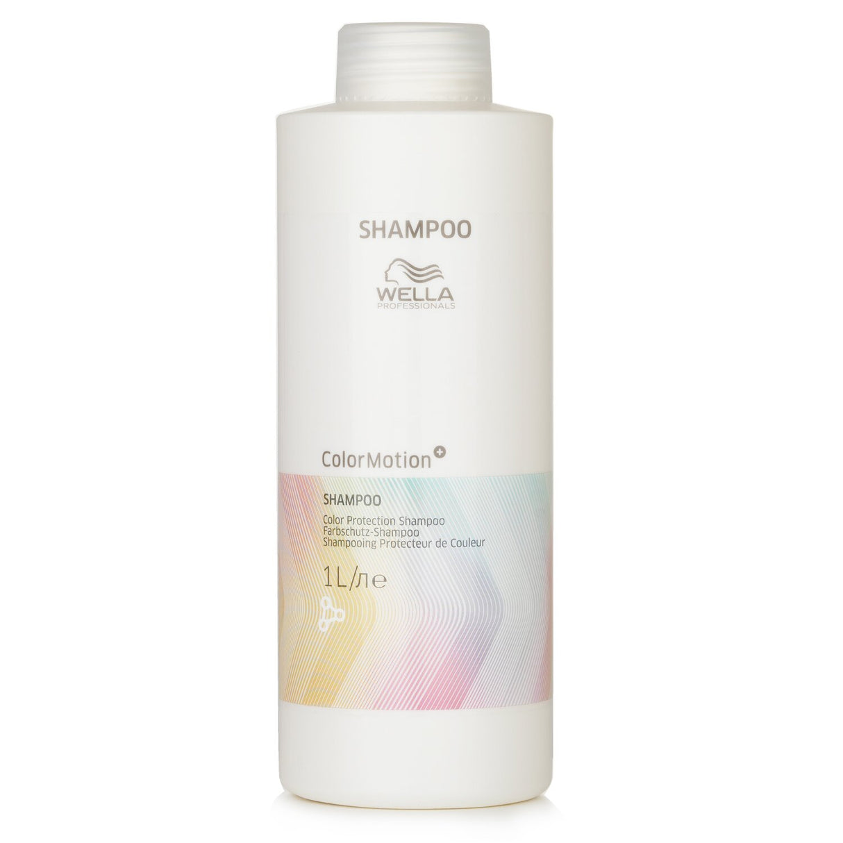 Wella ColorMotion+ Color Protection Shampoo 1000ml, enhances shine and strength for vibrant, color-treated hair.