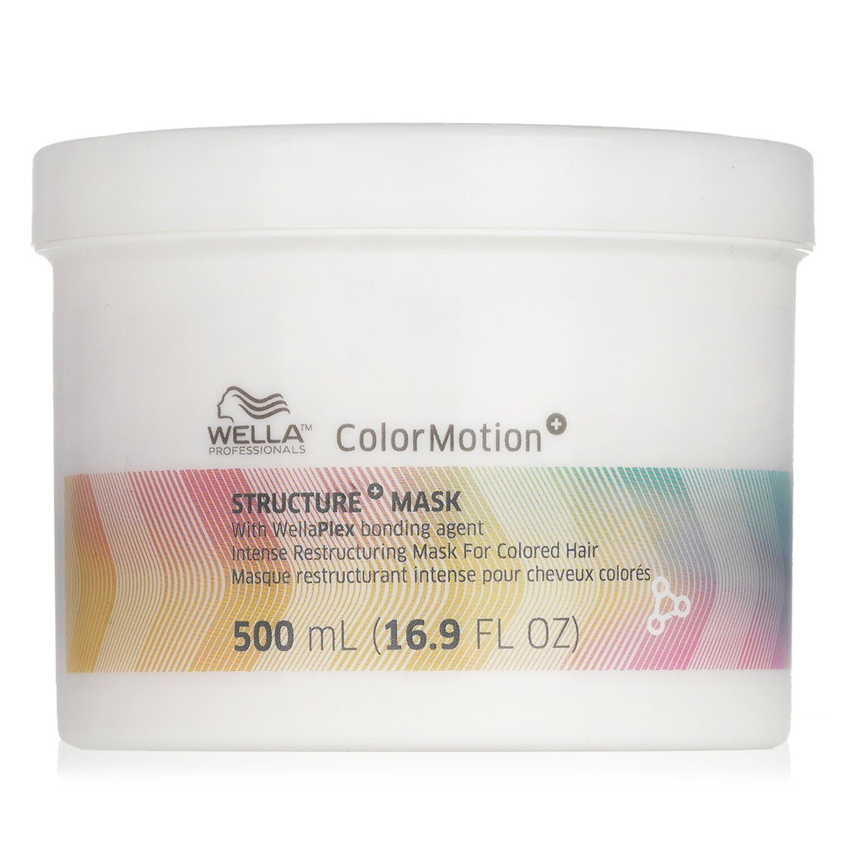 Wella ColorMotion+ Structure Mask in 500ml, an intensive treatment revitalizing and protecting color-treated hair.