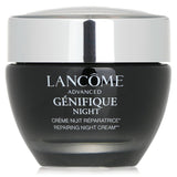 Luxurious Lancome Advanced Genifique Night Cream in a 50ml jar, designed for nourishing, hydrating, and anti-aging effects.