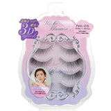 Miche Bloomin' 3D Eyelash #05 Girly Wink - lightweight false lashes, 4 pairs, adds volume and length with a natural look.