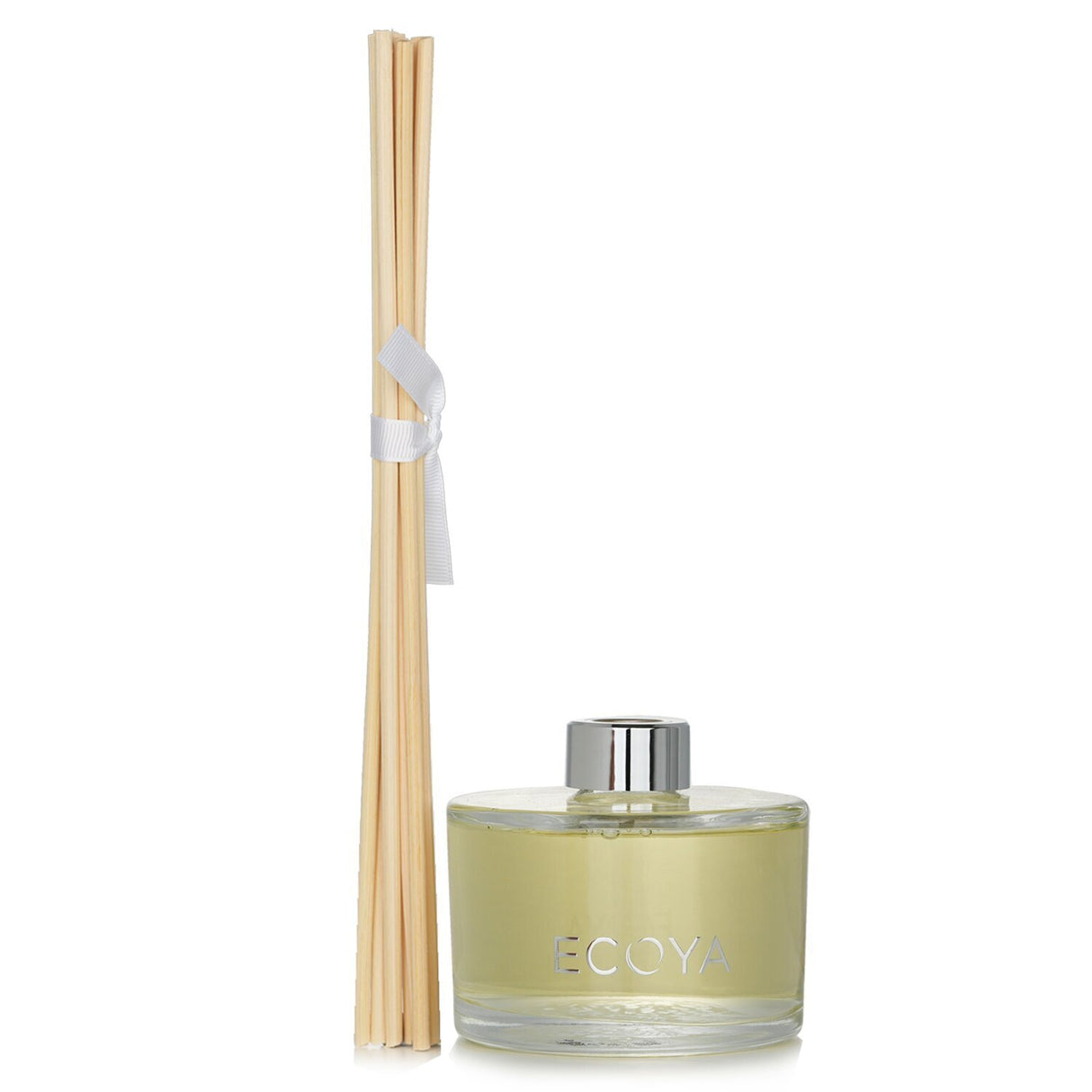 Elegant Ecoya Reed Diffuser in Blood Orange, 200ml, enhances any room with uplifting fragrance and stylish glass design.