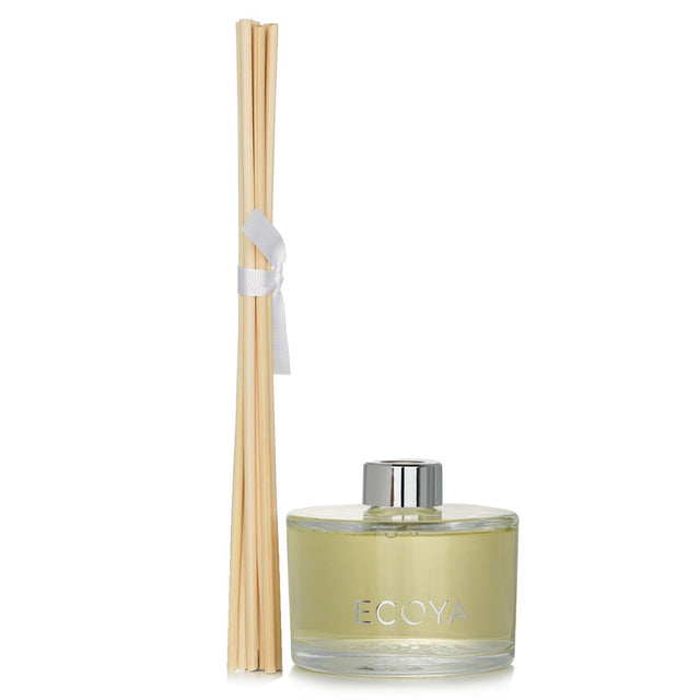 Elegant Ecoya Reed Diffuser in Blood Orange, 200ml, enhances any room with uplifting fragrance and stylish glass design.