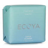 Ecoya Lotus Flower Soap (90g) with shea butter and almond oil, offering a fragrant and nourishing vegan cleansing experience.