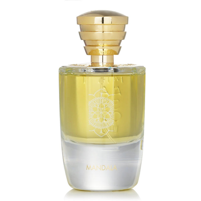 Masque Milano Mandala Eau De Parfum Spray, 100ml, unisex fragrance with amber woody notes, evoking a meditative, mystical experience.