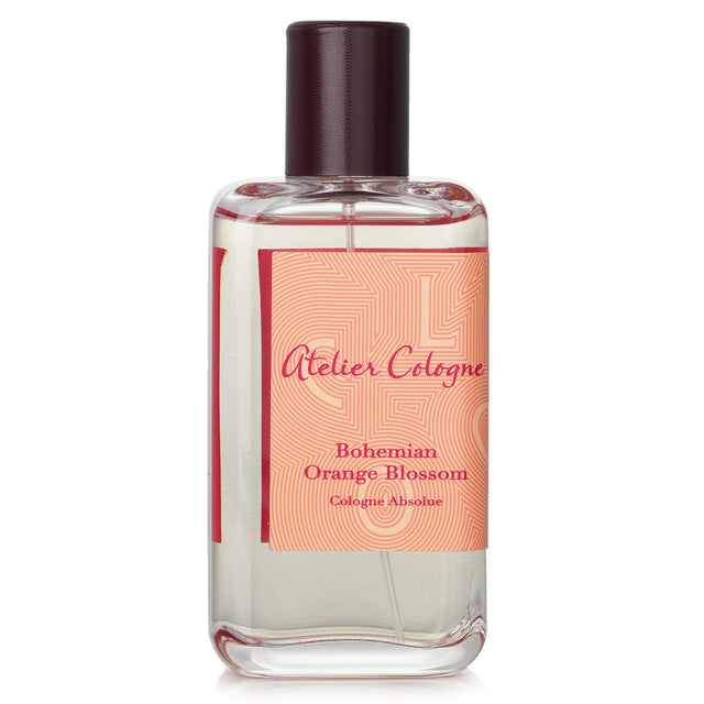 Atelier Cologne Bohemian Orange Blossom Spray, 100ml, featuring fresh orange, neroli, and comforting blossom notes for all.