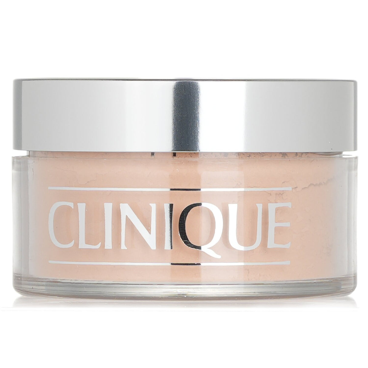 Clinique Blended Face Powder #04 Transparency 4, a lightweight powder that absorbs oil for a smooth, matte finish.