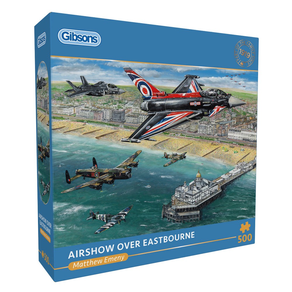 Gibsons - Airshow Over Eastbourne (500) - Jigsaw Puzzle