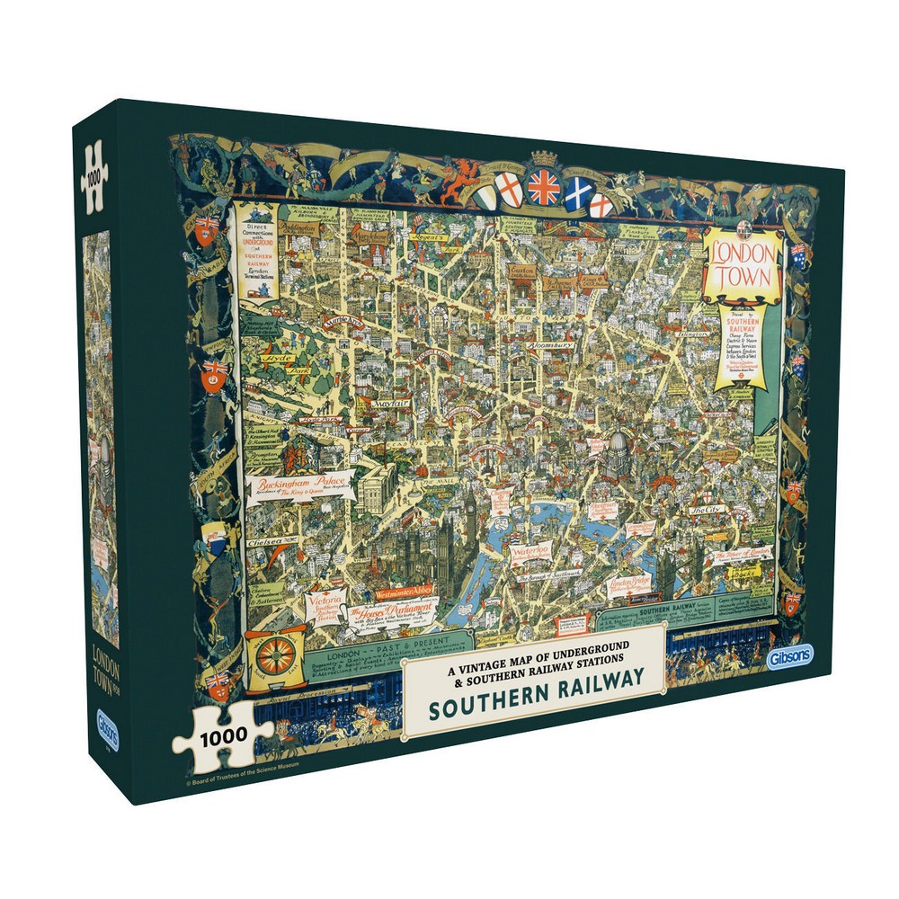 Gibsons - London Town by Southern Railway (1000) - Jigsaw Puzzle