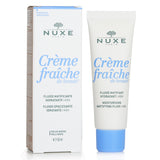 Vegan 48H moisturizing fluid for combination skin, enriched with natural ingredients for hydration and a matte finish.