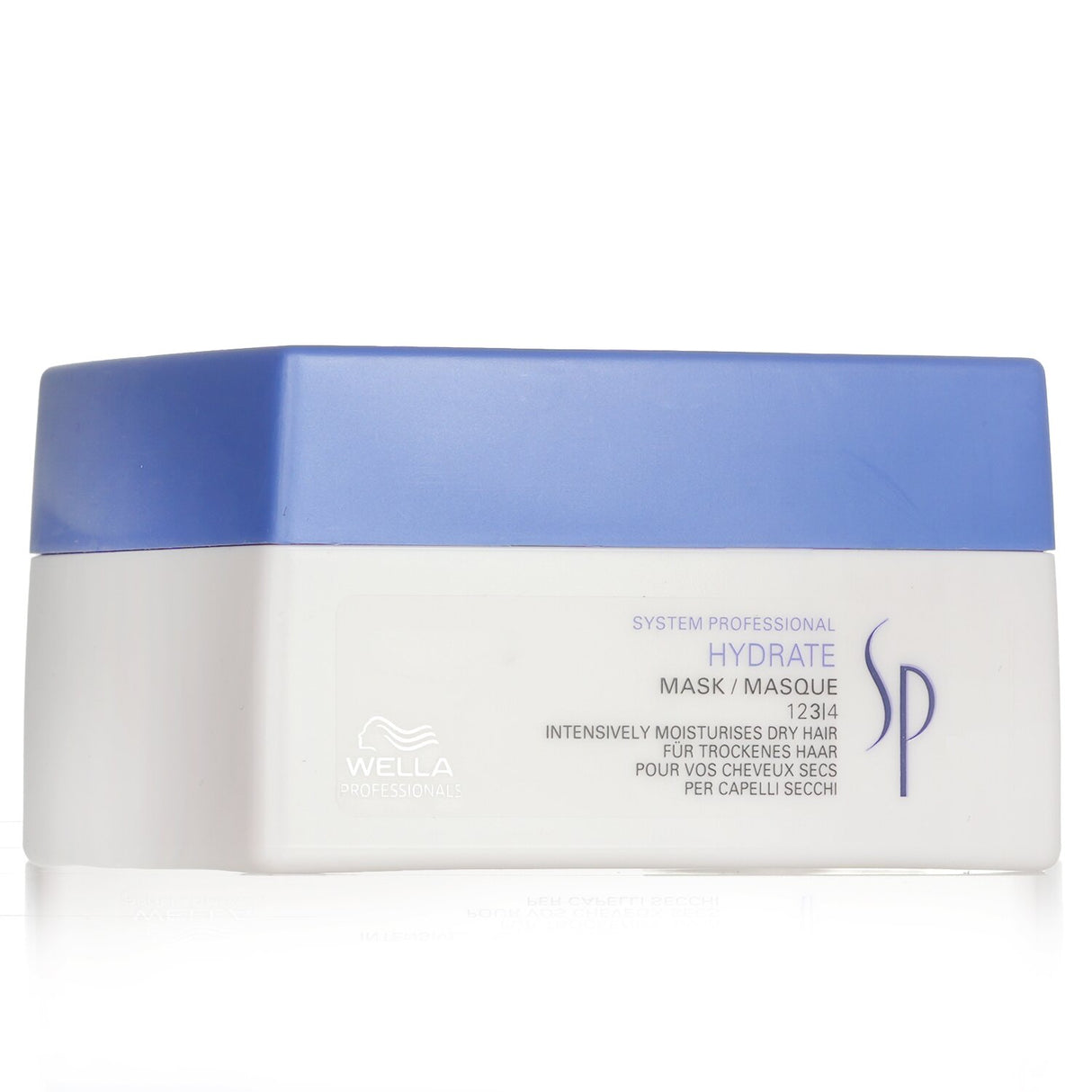 Wella SP Hydrate Mask in 200ml, nourishing dry hair with intense moisture for softer, shinier, and healthier locks.