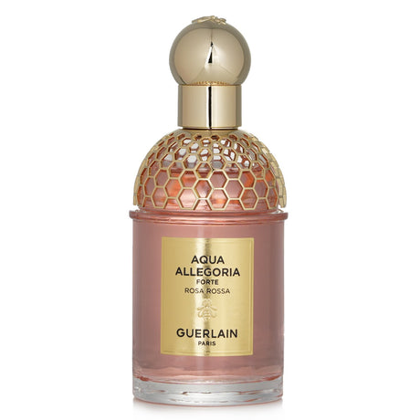 Guerlain Aqua Allegoria Rosa Rossa Eau De Parfum in a refillable bottle, featuring floral-fruity notes for the modern woman.