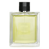 Citrus woody eau de toilette for men, featuring notes of orange, nutmeg, and vetiver in a refined square bottle.