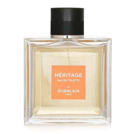 Guerlain - Heritage Eau De Toilette Spray in a 100ml bottle features a blend of pepper, cedar, leather, and vanilla notes.