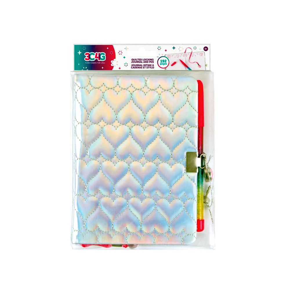 Make It Real Quilted Locking Journal and Pen