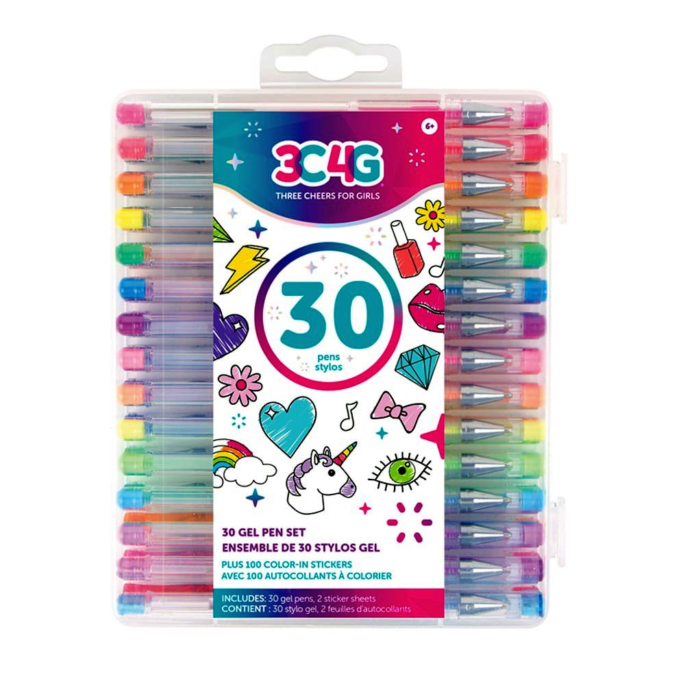 3C4G Gel Pen Set 30 Piece - Craft Kit