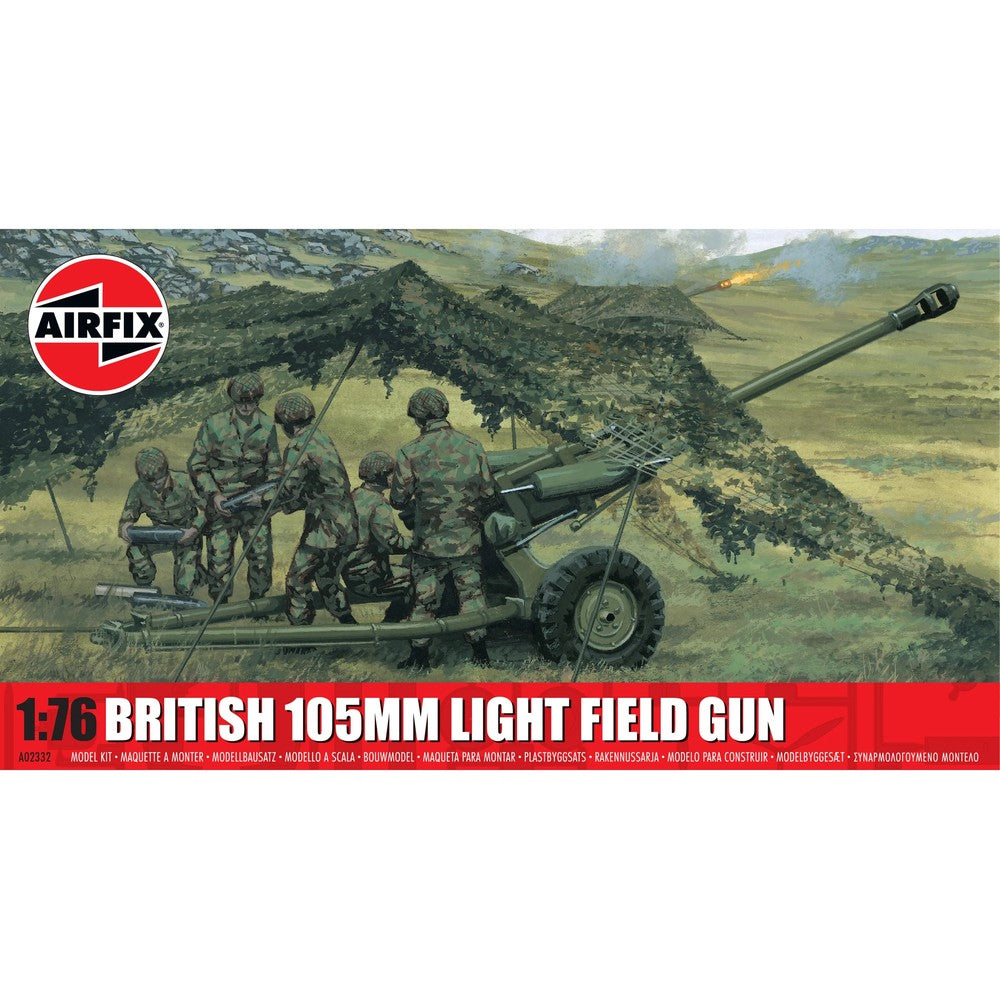 Airfix - British 105mm Light Field Gun (1: 76) - Miniature Terrain