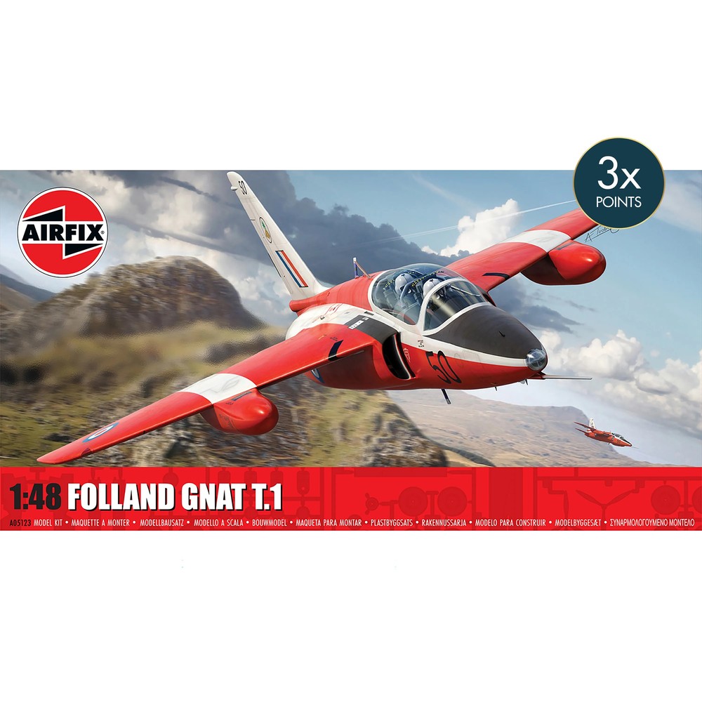 Folland GnatT1 Airfix 1:48 Scale Model Kit