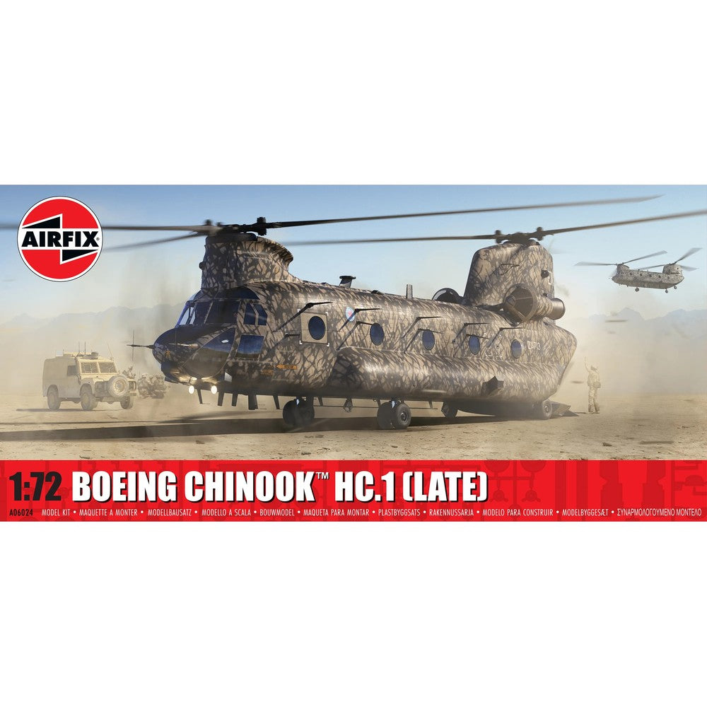 Boeing Chinook HC.1 Late Airfix 1:72 Scale Model Kit