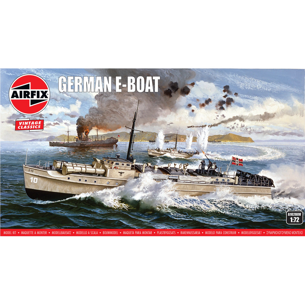 German E Boat Airfix 1:72 Scale Model Kit