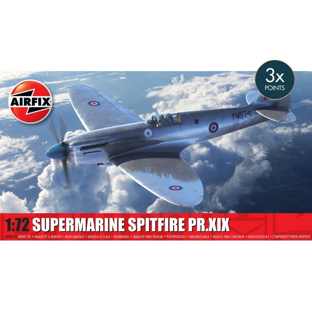 Supermarine Spitfire PR XIX Airfix 1:72 Scale Model Kit
