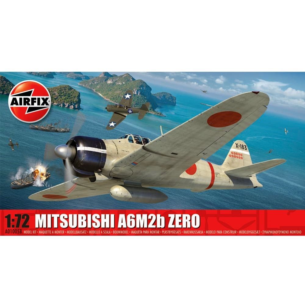 Mitsubishi A6M2b Zero Airfix 1:72 Scale Model Kit