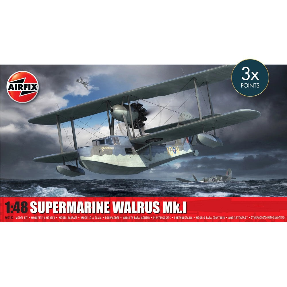 Supermarine Walrus Mk.I Airfix 1:48 Scale Model Kit