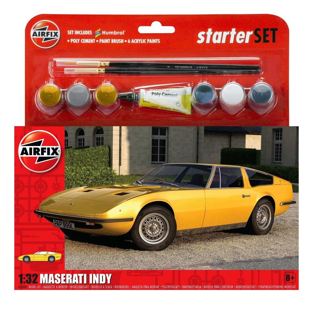 Maserati Indy Airfix 1:32 Scale Model Kit