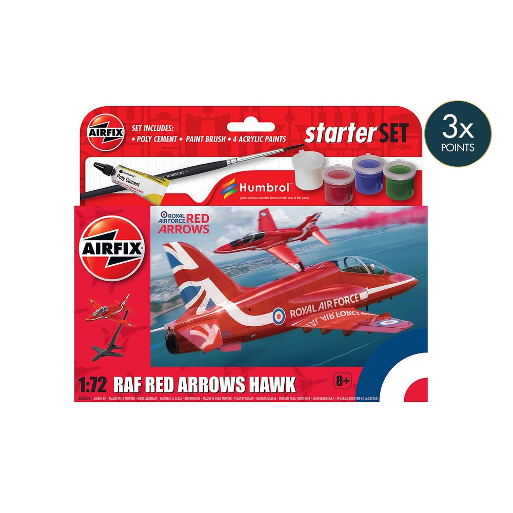 RAF Red Arrows Hawk Airfix 1:72 Scale Model Kit
