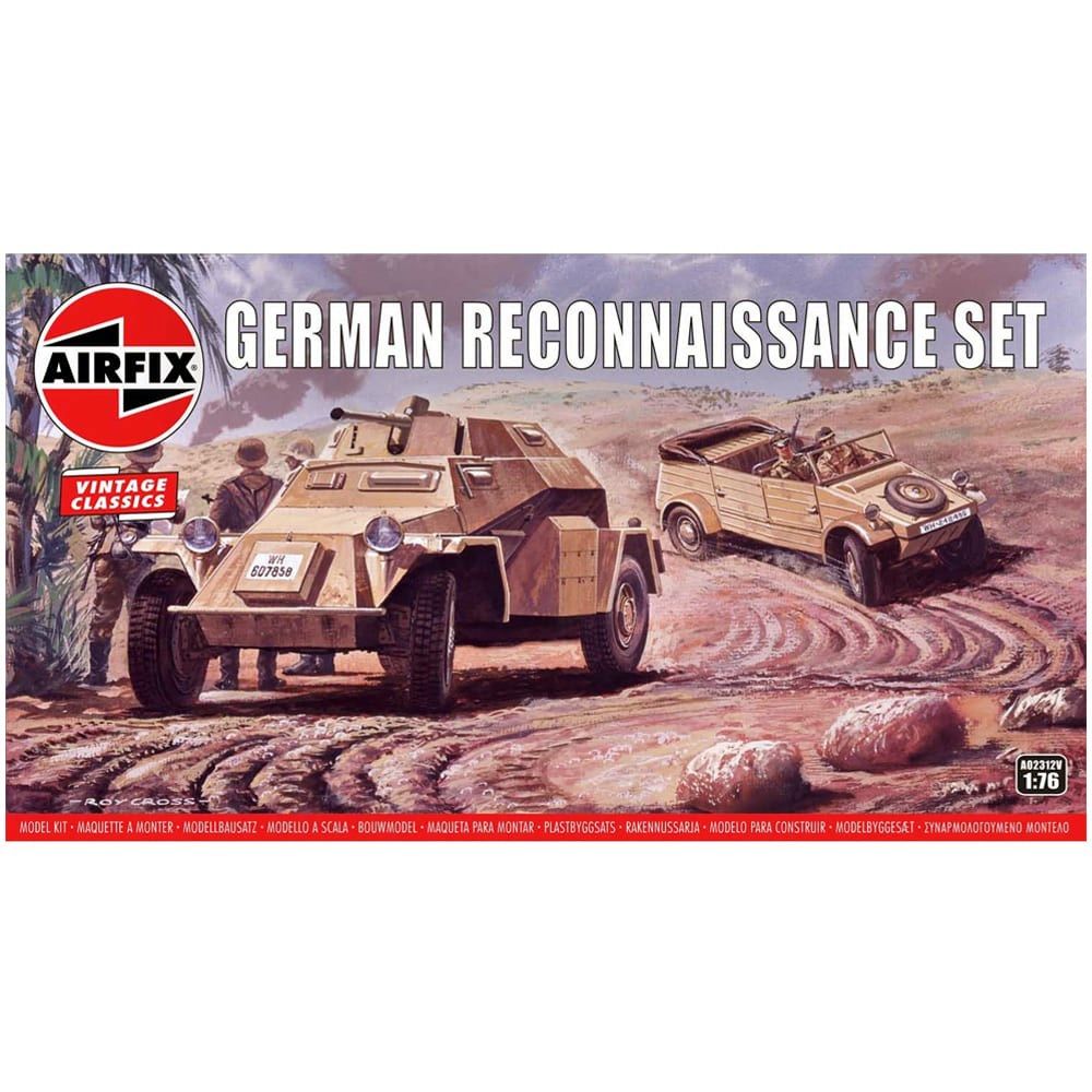 German Reconnaisance Set Airfix 1:76 Scale Model Kit