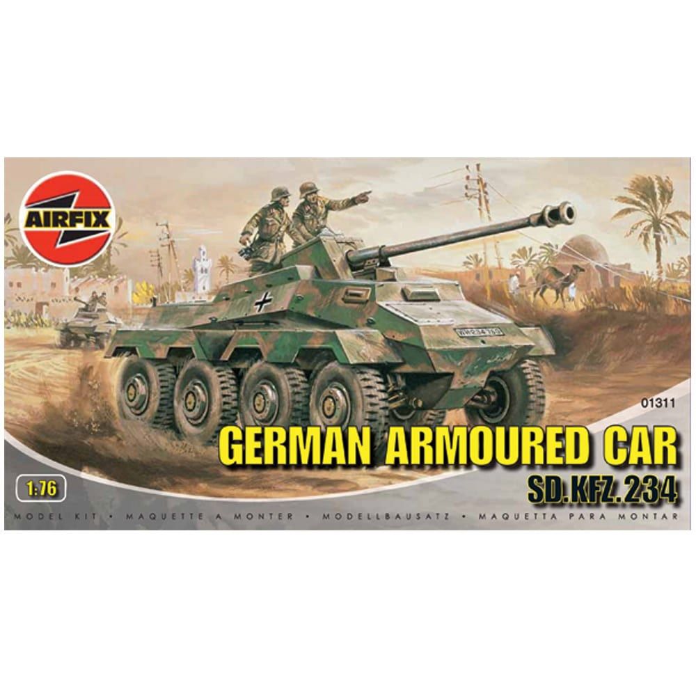 German Armoured Car Airfix Scale Model Kit