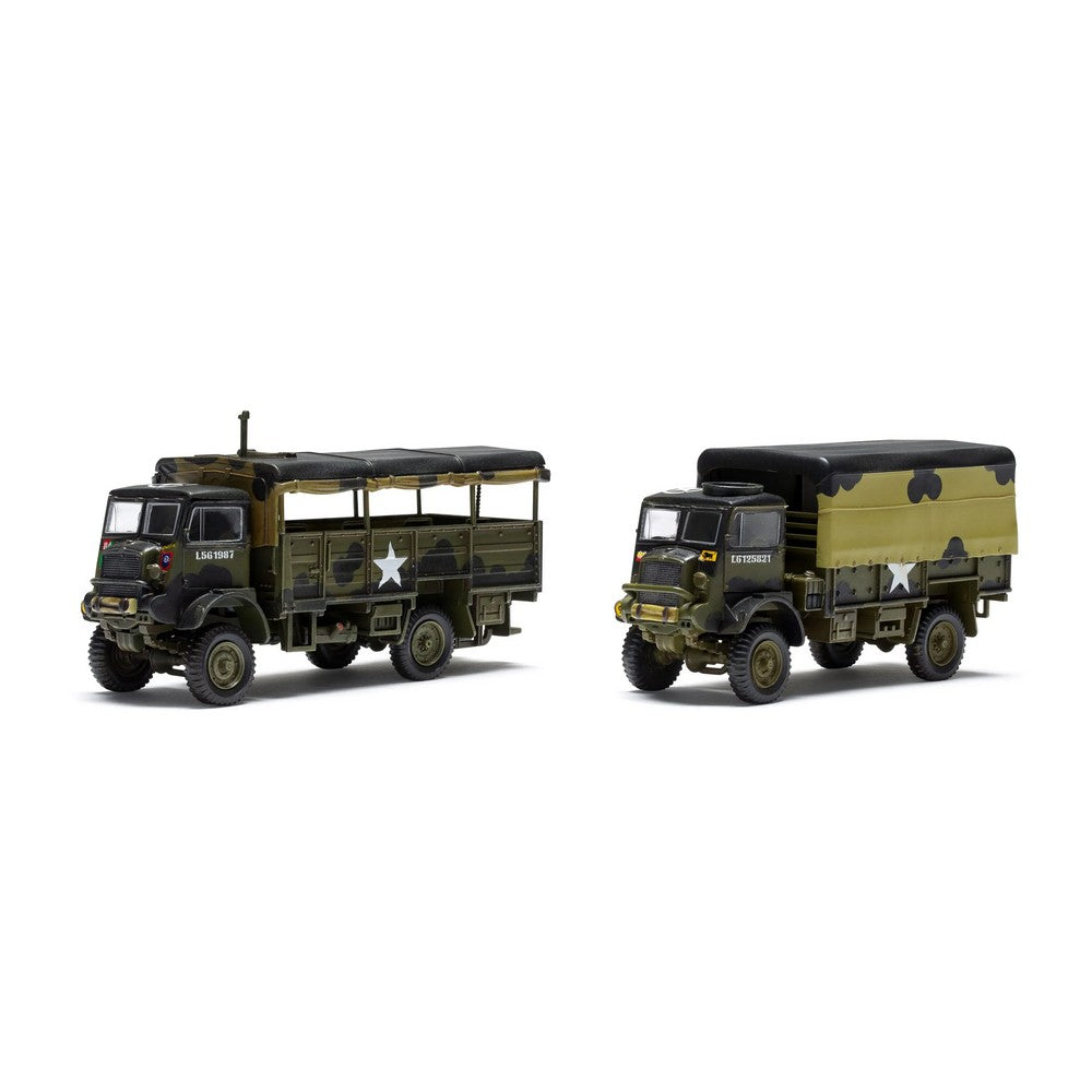 WWII 3-ton GS & Troop Trucks Airfix 1:76 Scale Model Kit
