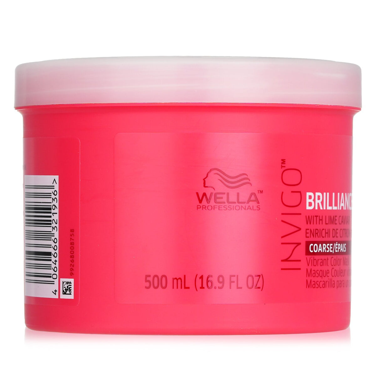 Wella Invigo Brilliance Color Mask for coarse hair, enhances vibrancy and softness while preventing color fade, 500ml.