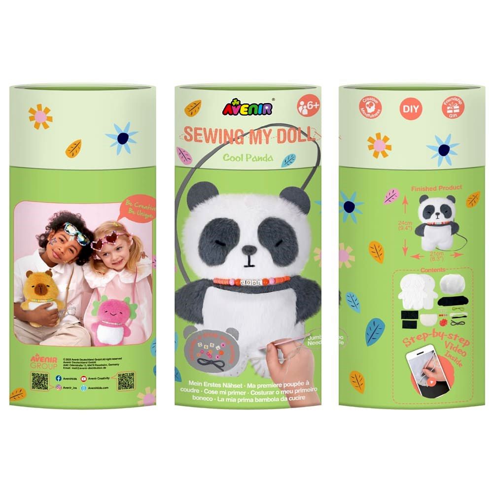Sewing My Doll. Cool Panda Avenir
