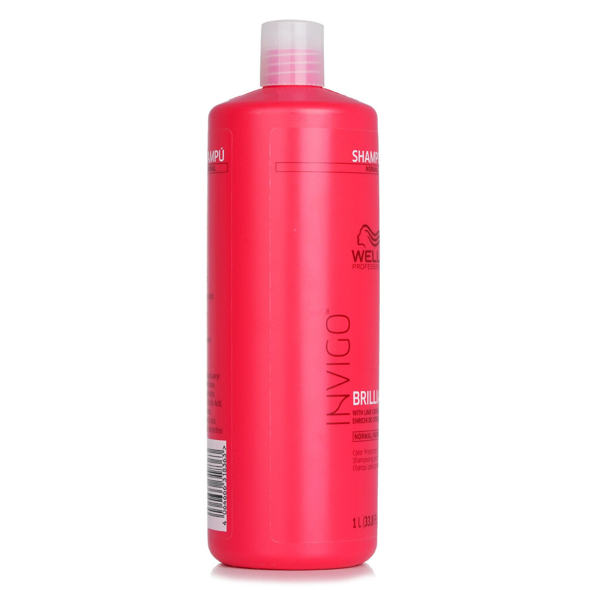 Wella Invigo Brilliance Color Protection Shampoo for normal colored hair, 1000ml, promoting vibrant color and shine.