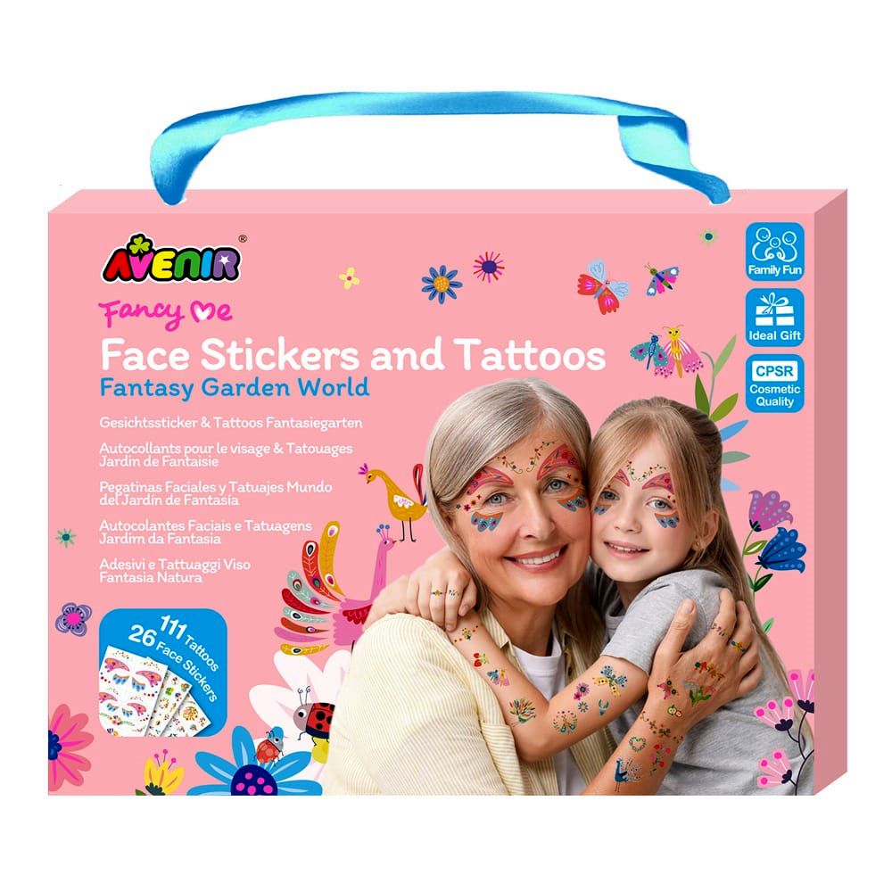 Face Stickers & Tattoos Fantasy Garden World Avenir