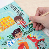 A5 Scratch Book TrAvenirl the World Avenir