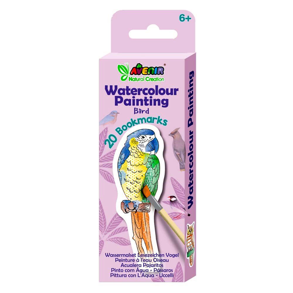 Paint by Water Bird Bookmarks Avenir