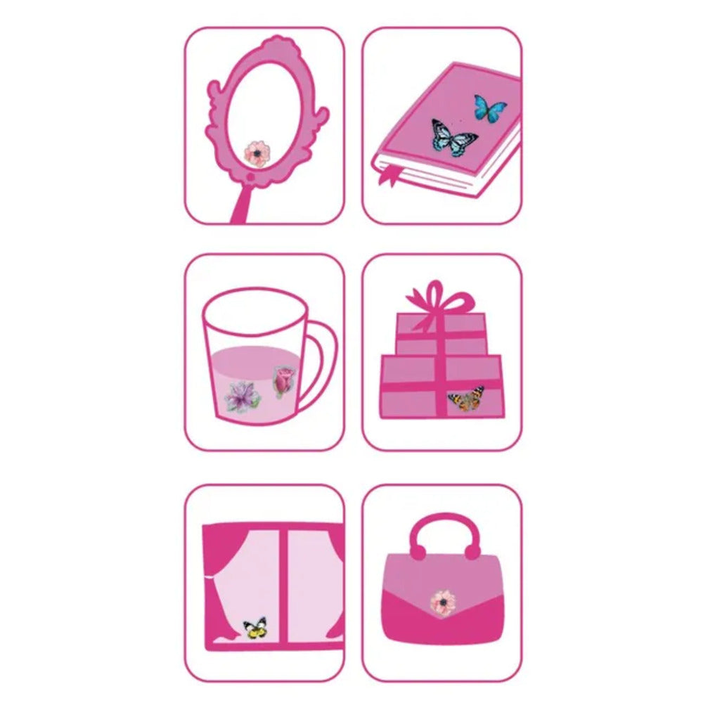 3D Stickers Flower Avenir