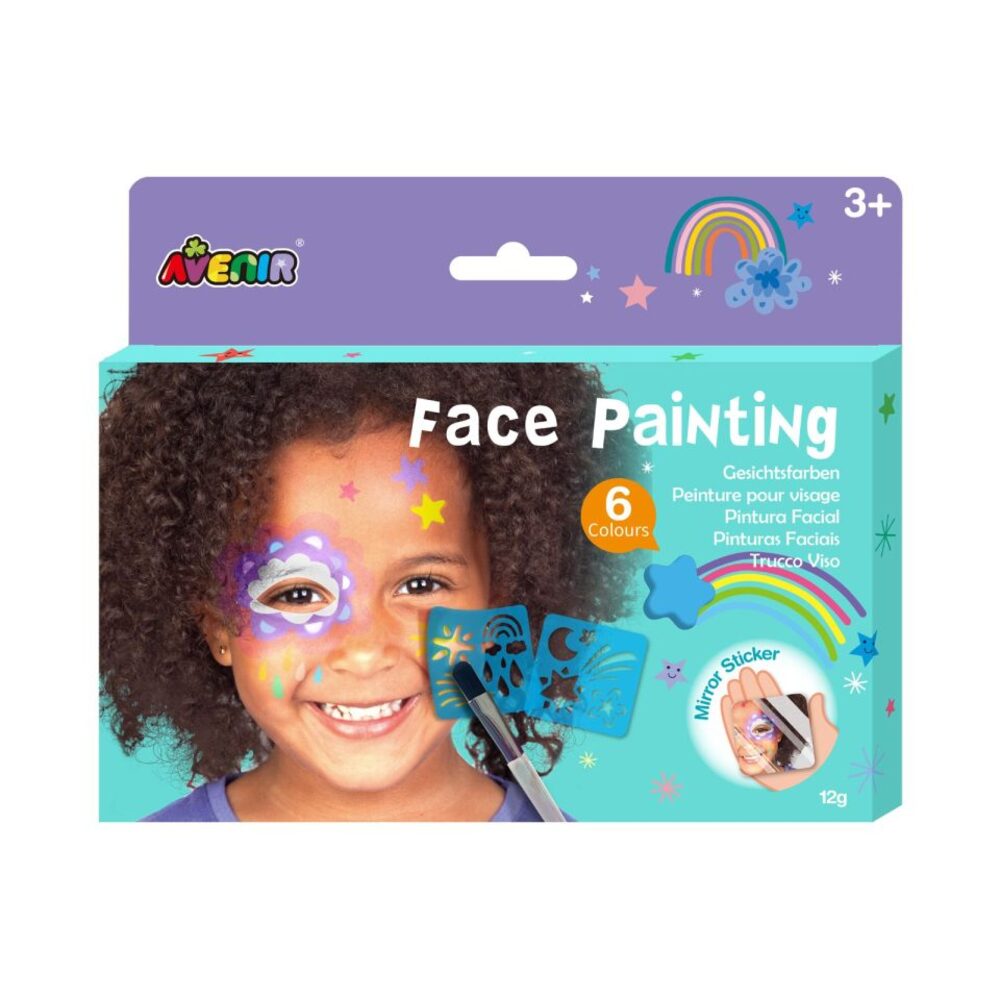 6 Face Painting Purple Avenir
