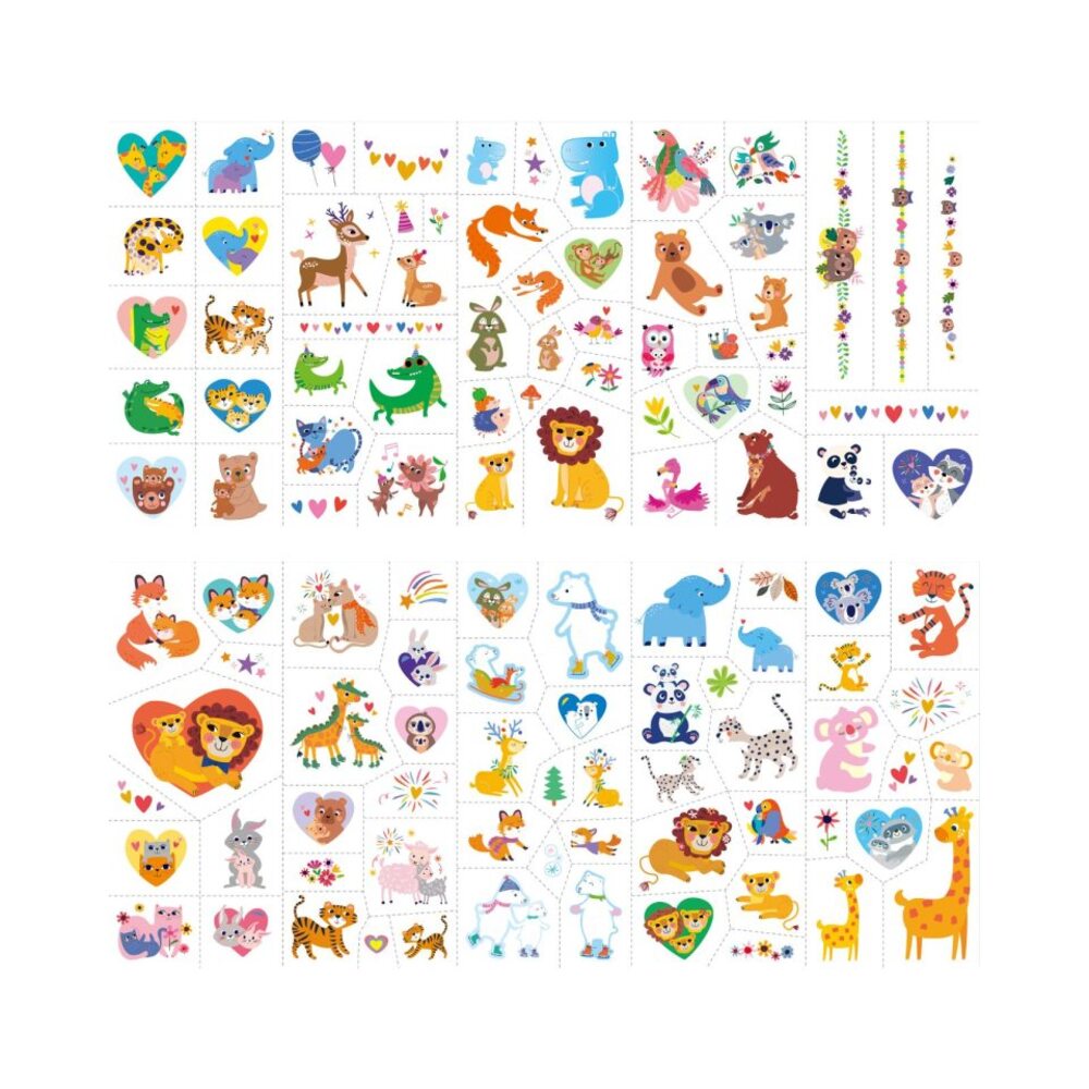 Face Stickers & Tattoos Animal Avenir