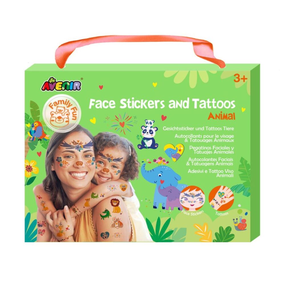 Face Stickers & Tattoos Animal Avenir
