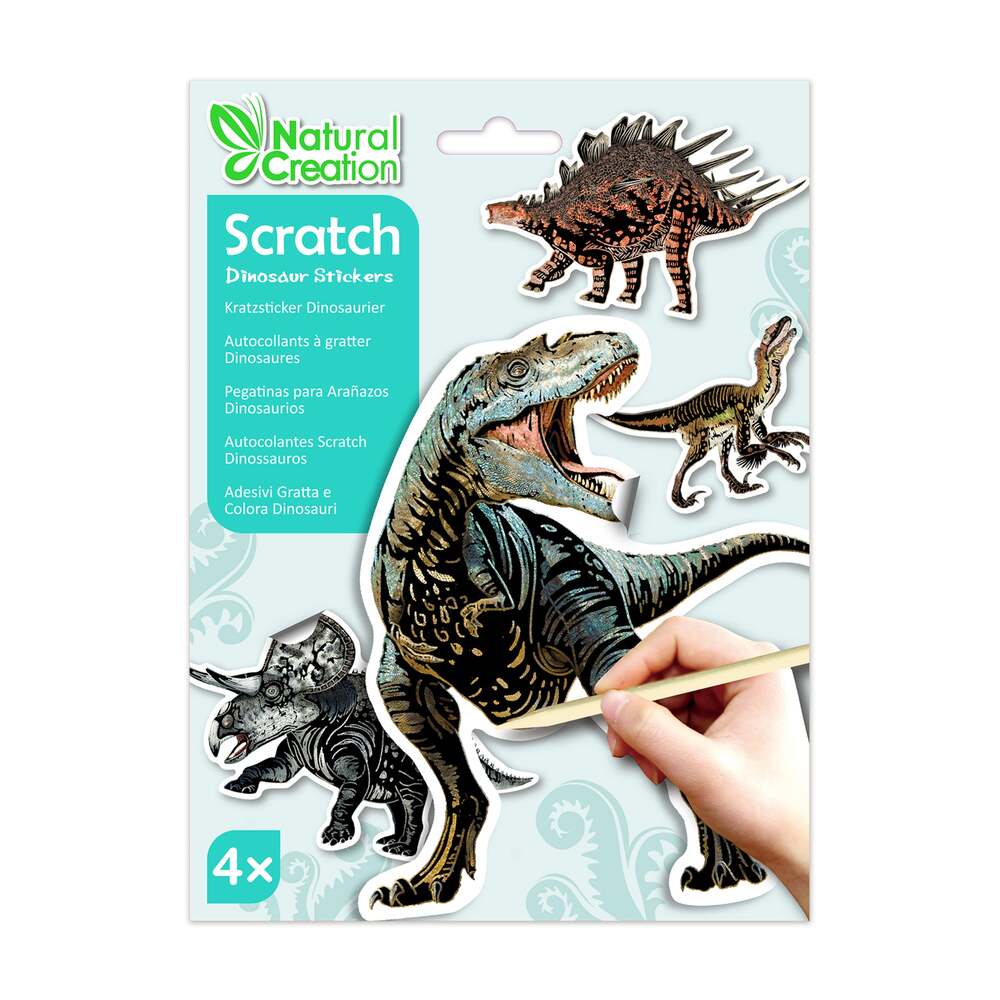 Scratch Dino Stickers Avenir